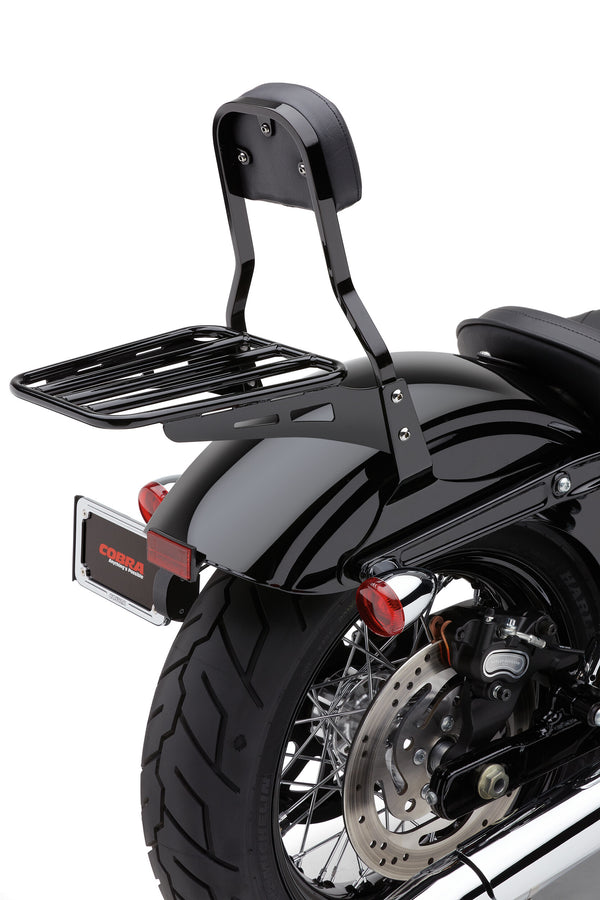 SISSY BAR LUGGAGE RACK TUBE BLACK HON YAM | 02-3500B