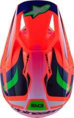 SM3 YOUTH DEEGAN HELMET ORNG FLO/PRPL/PNK FLUO YS | 8301425-433-YS