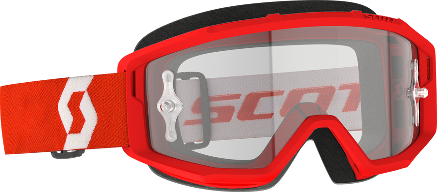 PRIMAL GOGGLE RED/WHITE CLEAR WORKS