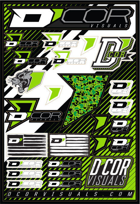 LOGO DECAL SHEET 12"X18" | 40-90-106