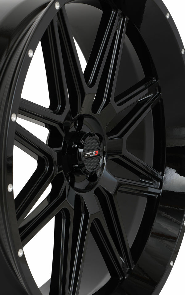 ST7 WHEEL 24X9 5+4 (0MM) 5/4.5 GLOSS BLACK