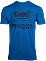 SHOEI CHECKERED TEE BL/BK