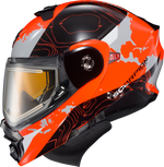 EXO-AT960 COLD WEATHER HELMET TOPOGRAPHIC HI-VIZ ORG MD ELEC