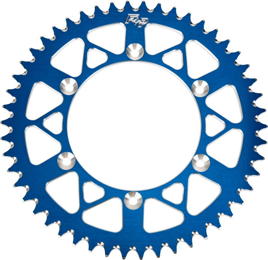 REAR SPROCKET ALUMINUM 46T-428 BLU SUZ/YAM