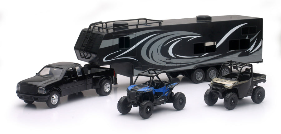 REPLICA  PICK UP TOY HAULER W/POLARIS VEHICLES SET | 37046