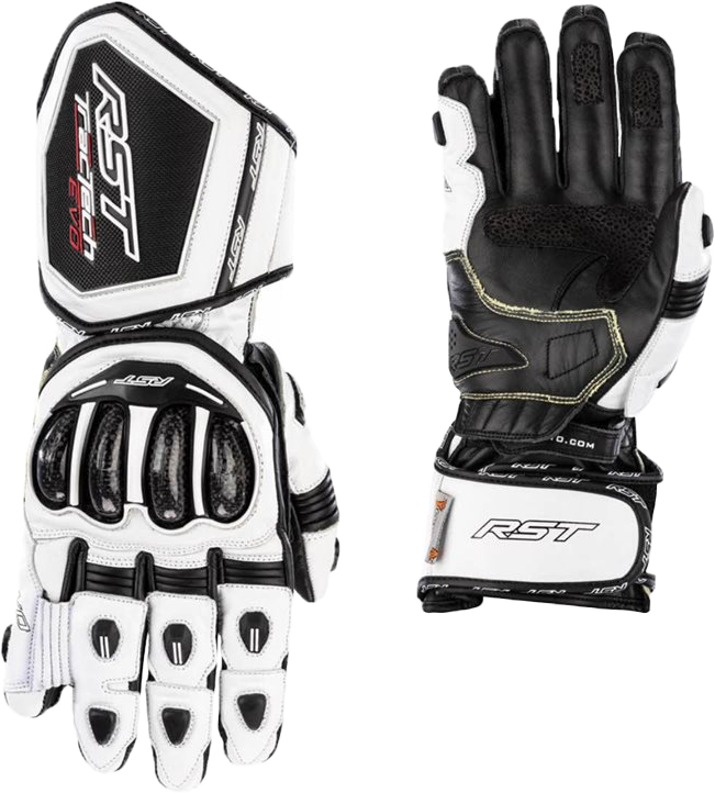 TRACTECH EVO 4 CE GLOVE WHITE/WHITE/BLACK XS