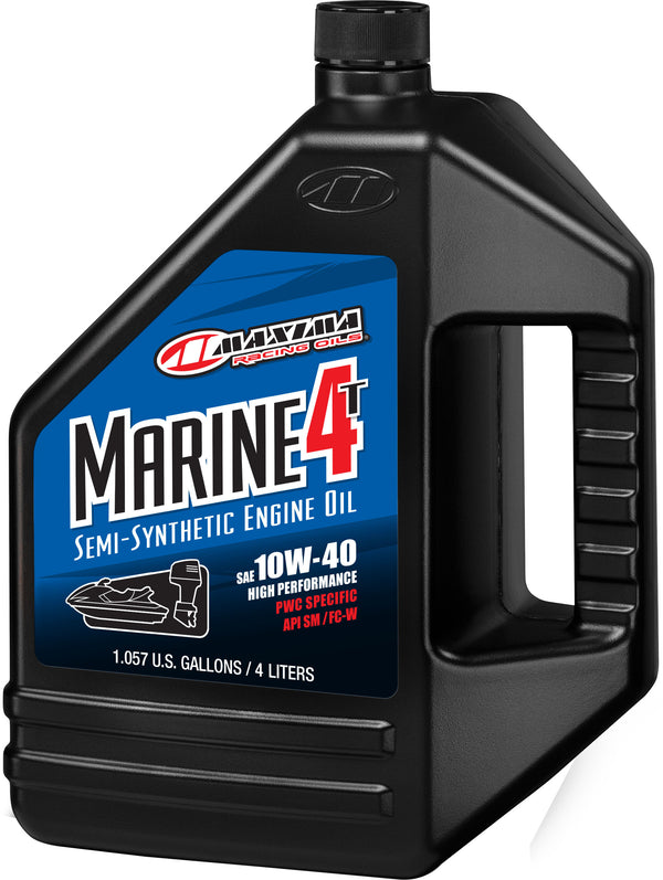 MARINE SEMI-SYN OIL 10W40 4T 1 GAL (4/CASE  SOLD EA) | 30-529128