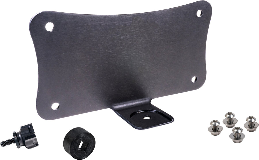 UPRIGHT LICENSE PLATE MOUNT BLACK | HDB1060B