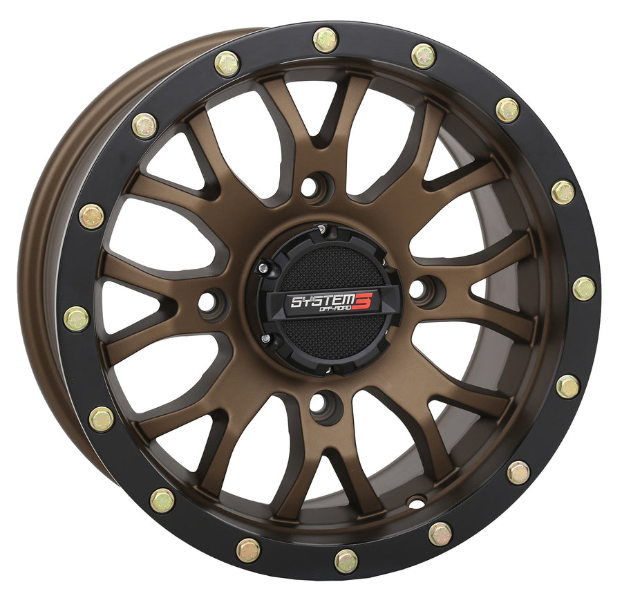 ST3 WHEEL 14X7 5+2 (+30MM) 4/137 MATTE BRONZE/BLACK | 14S3-1237