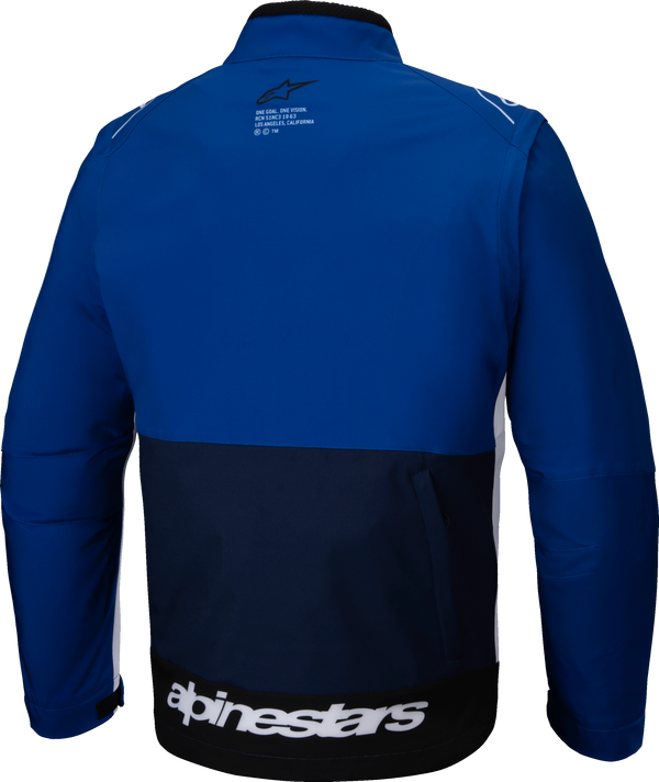LITE-DURA SOFTSHELL JACKET NAVY/BRIGHT BLUE/WHITE