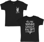 TRAINING WHEELS TODDLER TEE BLACK 2T
