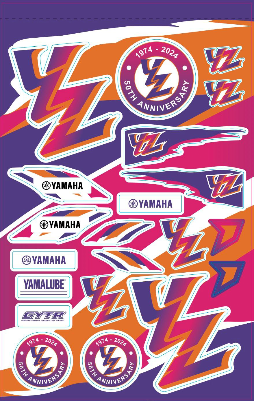 DECAL SHEETS YAMAHA | 40-50-103