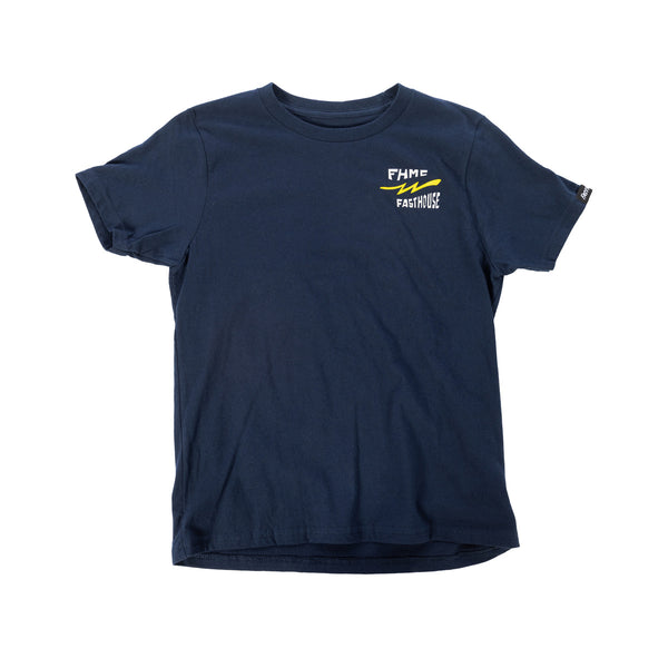 YT TEAM TEE NAVY YLG