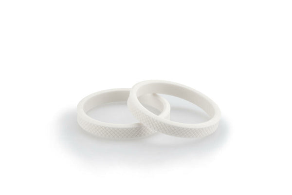 FRAME SLIDER RINGS VINTAGE WHITE
