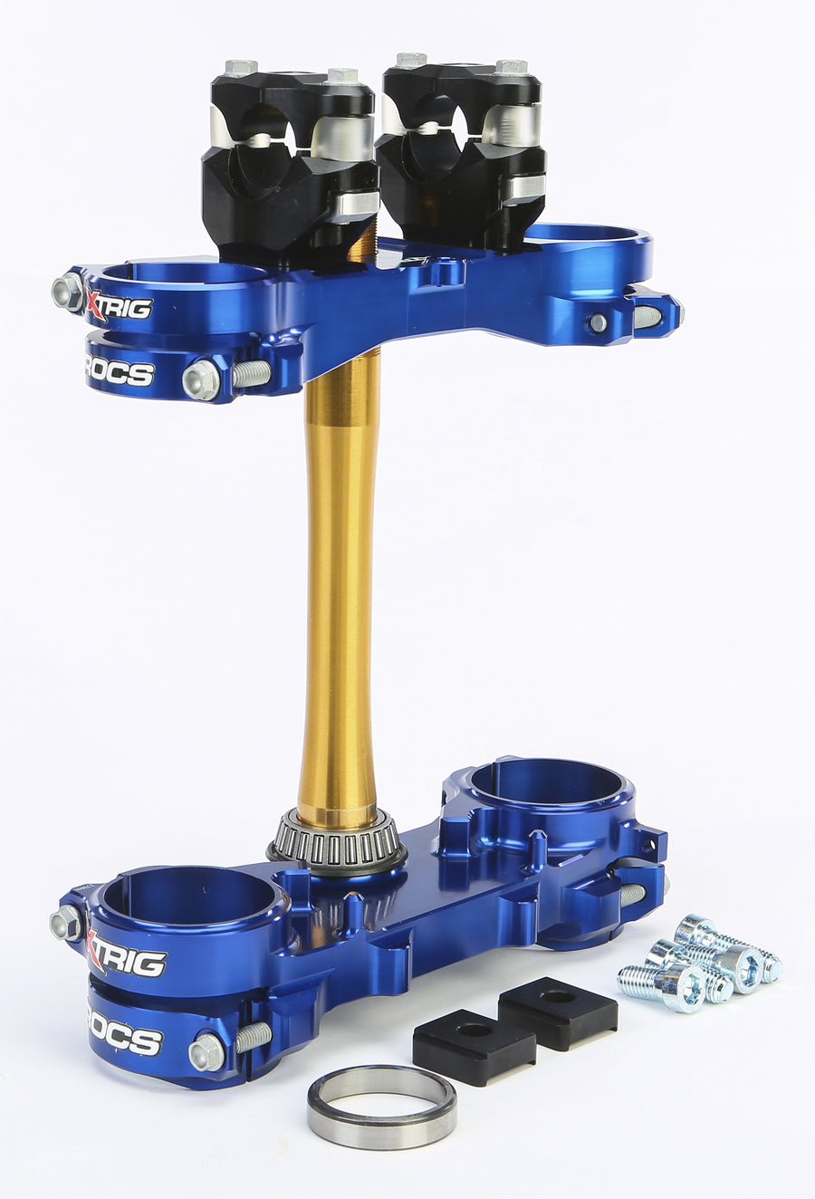 ROCS TECH CLAMP SET BLUE YAMAHA 22MM | 501330801401