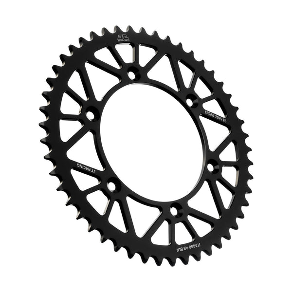 REAR RACELITE SPROCKET ALUM 49T-520 BLK KAW/SUZ | JTA808.49BLK