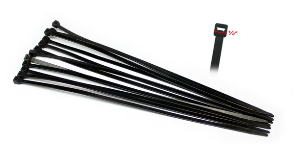 REPLACEMENT ZIP TIES SPEED ARMOR SKID PLATE BLACK | 1CYC-6100-12
