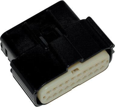 MLX 20-PIN FEM CONNECTOR BLACK 07-UP HD# 72500-07BK | NM-33472-2001