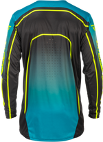RAYCE BICYCLE JERSEY TEAL/BLACK/LIME 2X