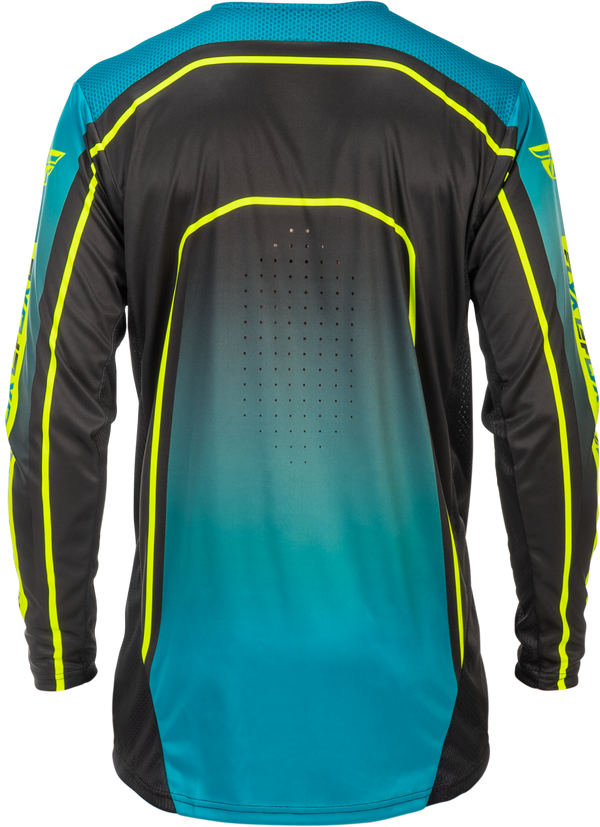 RAYCE BICYCLE JERSEY TEAL/BLACK/LIME