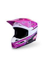 S-M3 FALCON YTH HLMT ECE06/DOT PRPL/WHT/BLK/PINK FL GL YM