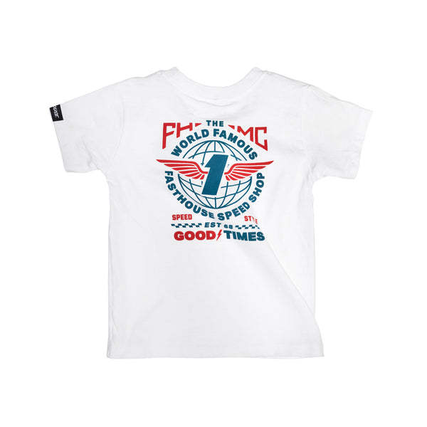 TODDLER RENOWN SS TEE WHT