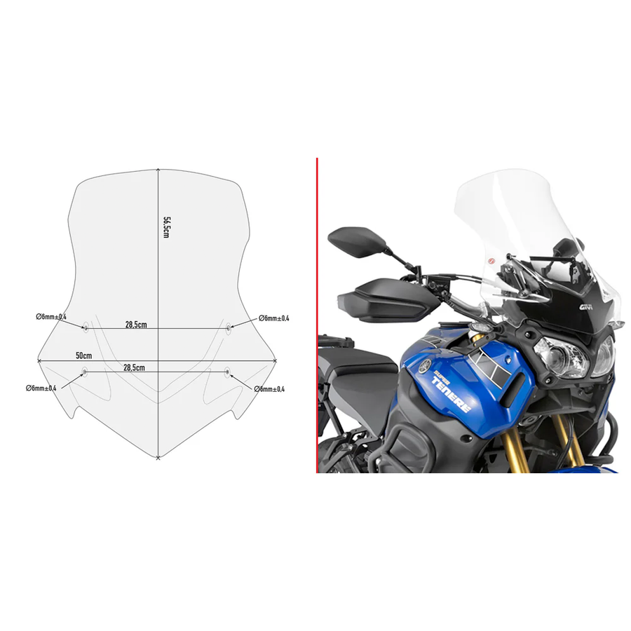 WINDSHIELD SPECIFIC CLEAR YAM | D2119ST