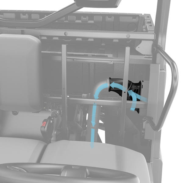 Can-Am Defender CVT auxiliary intake & pre-filter kit