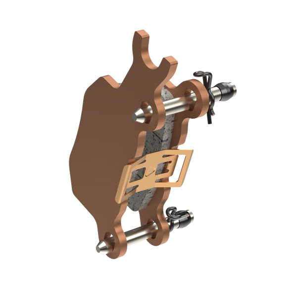 Semi-metallic brake pad set - Rear (left & right)