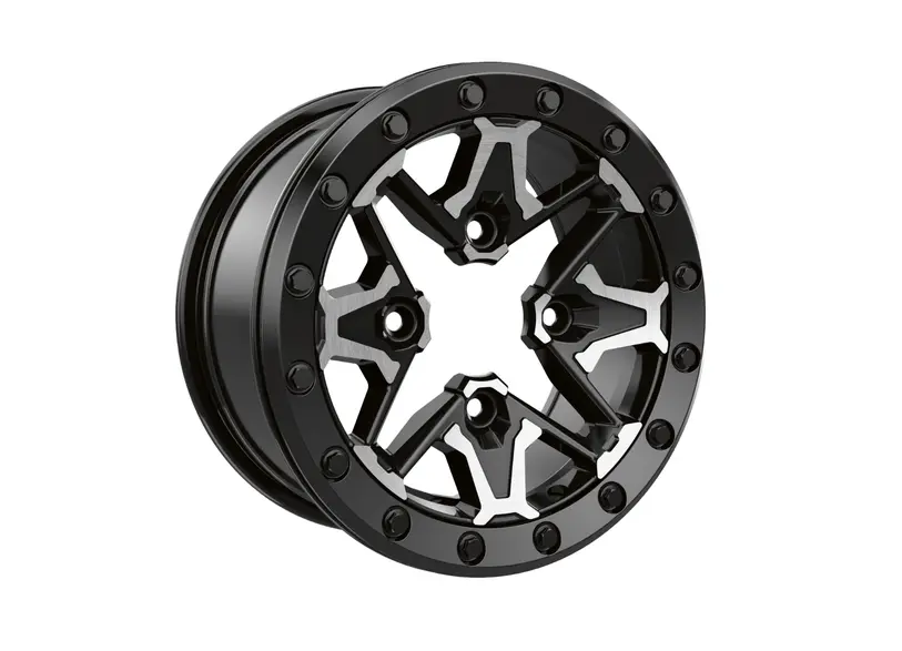 Can-Am Beadlock Wheel 14" x 7" Front/Rear Deep Black