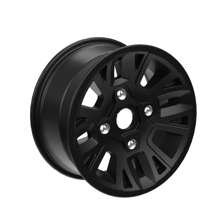Can-Am Aluminum Wheel 14" x 7" Front Deep Black