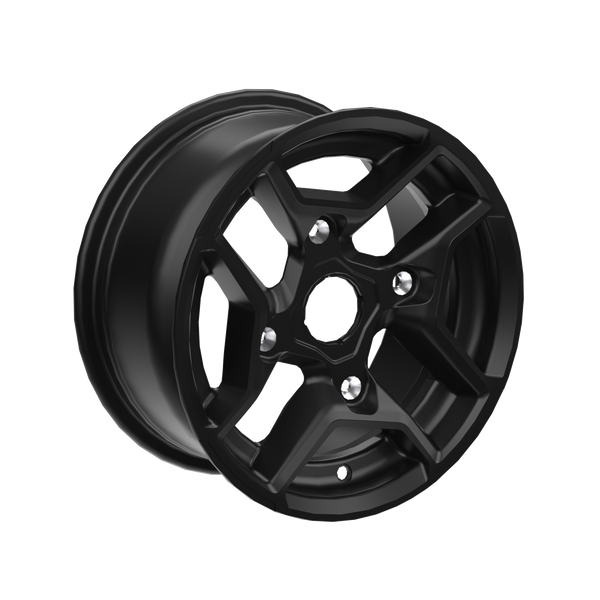 Can-Am Aluminum Wheel 12" x 6" Front Deep Black