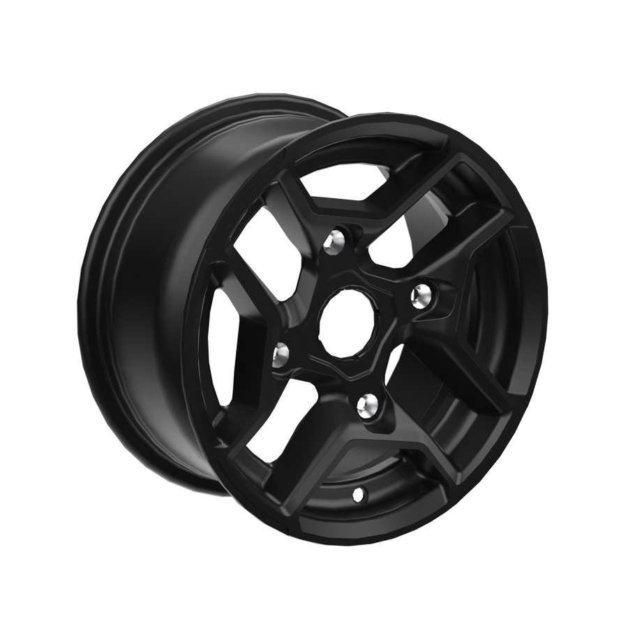 Can-Am Aluminum Wheel 12" x 6" Front Deep Black