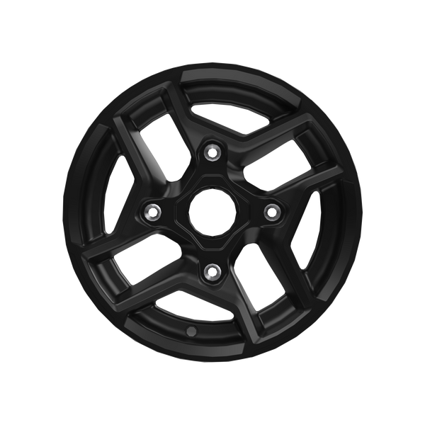 Can-Am Aluminum Wheel 12" x 6" Front Deep Black