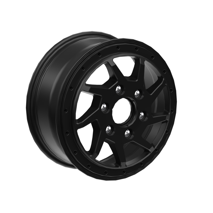 Can-Am Beadlock Wheel 16" x 7" Front/Rear Deep Black