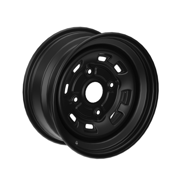 Can-Am Steel Wheel 14" x 6.5" Front Deep Black