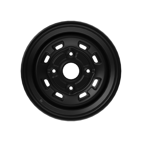Can-Am Steel Wheel 14" x 6.5" Front Deep Black