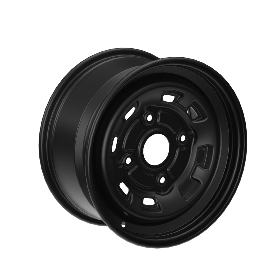 Can-Am Steel Wheel 14" x 7" Front Deep Black
