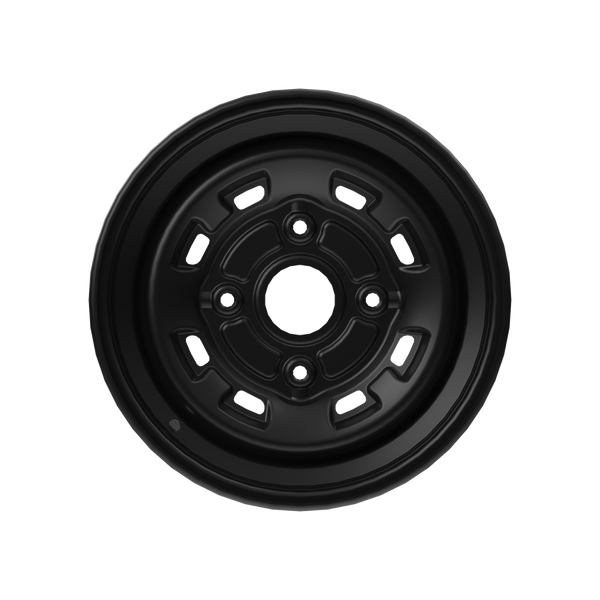 Can-Am Steel Wheel 14" x 7" Front Deep Black