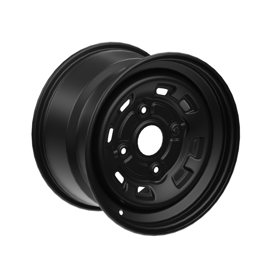 Can-Am Steel Wheel 14" x 8.5" Rear Deep Black