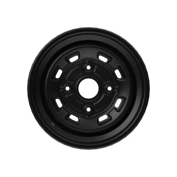 Can-Am Steel Wheel 14" x 8.5" Rear Deep Black