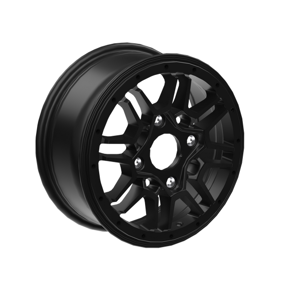 Can-Am Beadlock Wheel 15" x 7" Front/Rear Deep Black