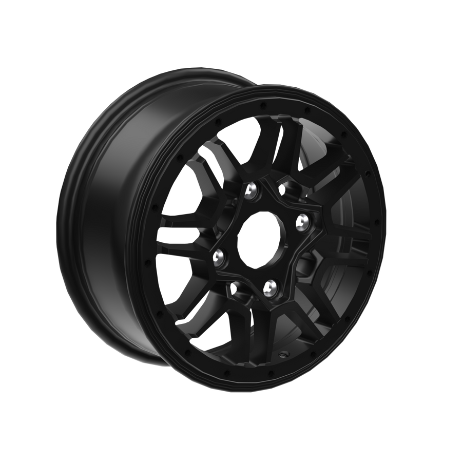 Can-Am Beadlock Wheel 15" x 7" Front/Rear Deep Black
