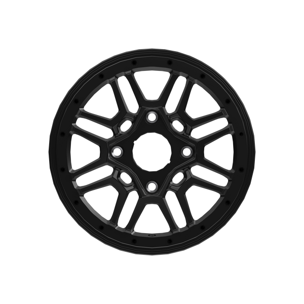 Can-Am Beadlock Wheel 15" x 7" Front/Rear Deep Black