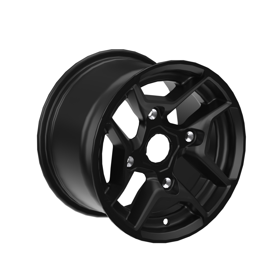 Can-Am Aluminum Wheel 12" x 7.5" Rear Deep Black