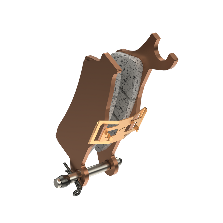 Semi-metallic brake pad set - Right side