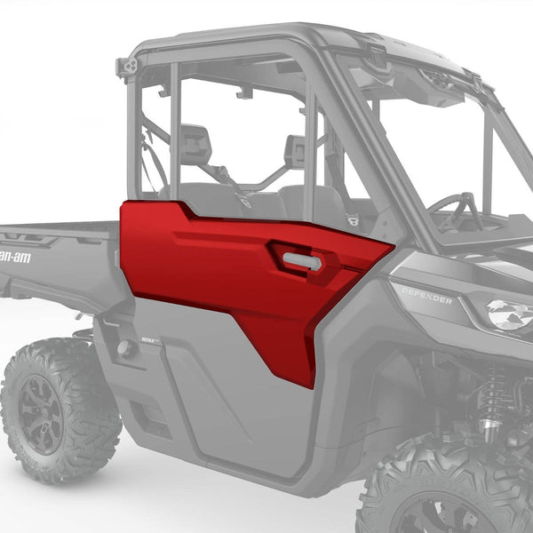 Can-Am Defender Front Right Door Trim Black/Orange