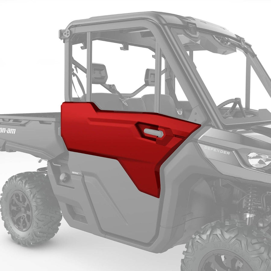 Can-Am Defender Front Right Door Trim Black/Orange