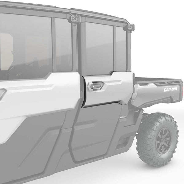 Can-Am Defender Rear Left Door Trim - Hyper Silver