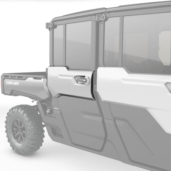 Can-Am Defender Rear Right Door Trim - Hyper Silver